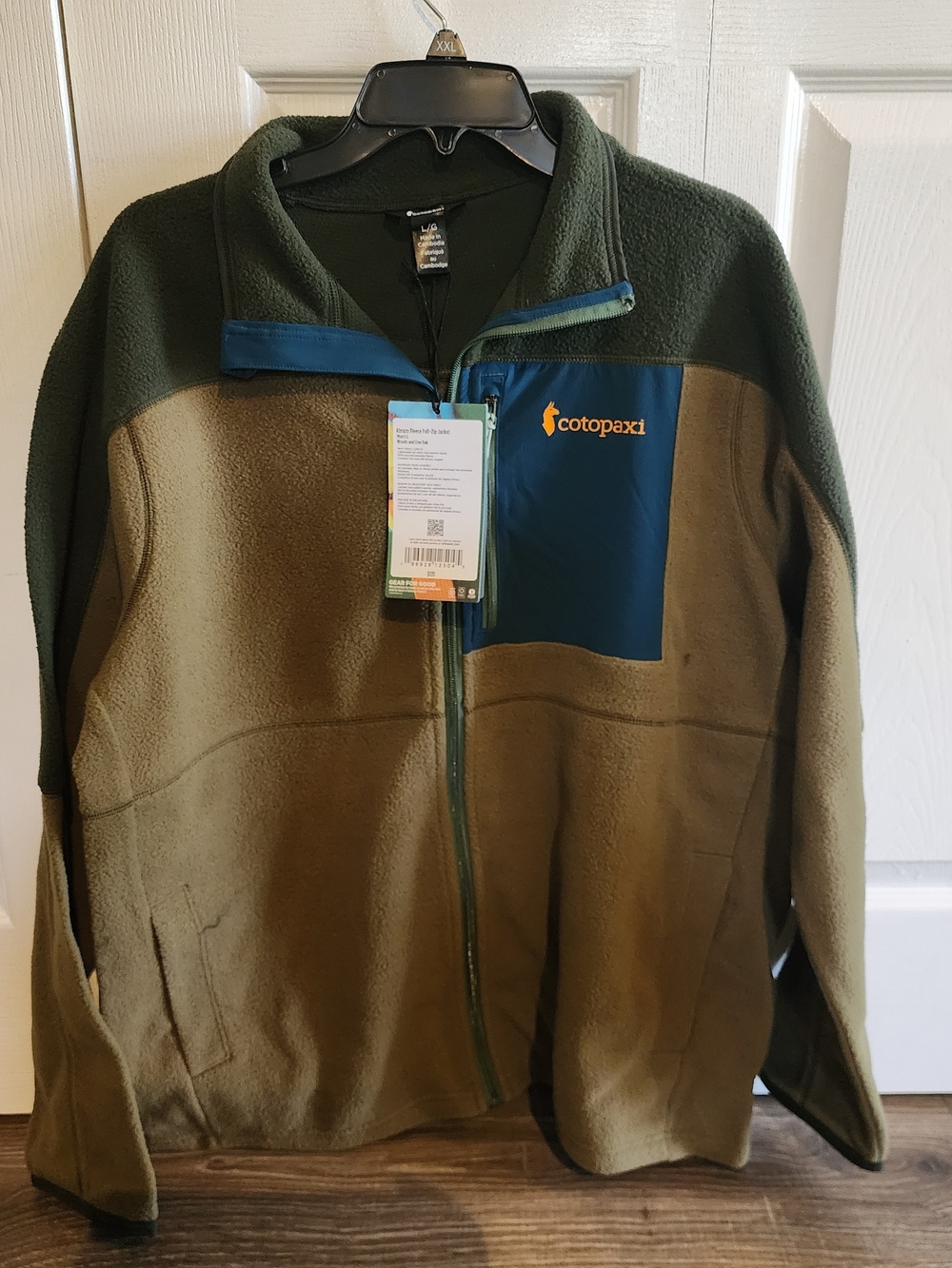 NEW! Cotopaxi Woods and Live Oak Abrazo Fleece Full Zip Jacket